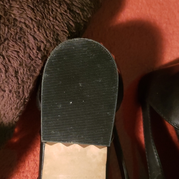 Bcbg maxazria pointed black leather ballet flats - Picture 5 of 5